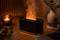 Color Flame Aroma Diffuser – Ultrasonic Essential Oil Diffuser with LED Flame Effect