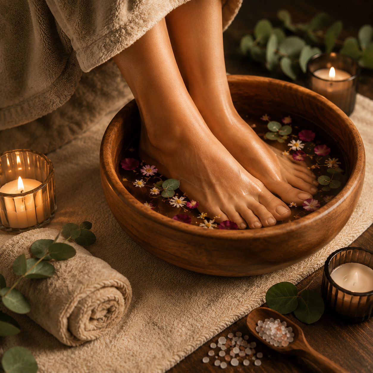 Healthy Foot Soak Tablets (10 Pack) – Relaxing Foot Bath for Tired Feet & Home Spa Care