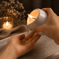 Luxury Massage Oil Candle – Aromatherapy Soy Wax Candle for Relaxation & Self-Care