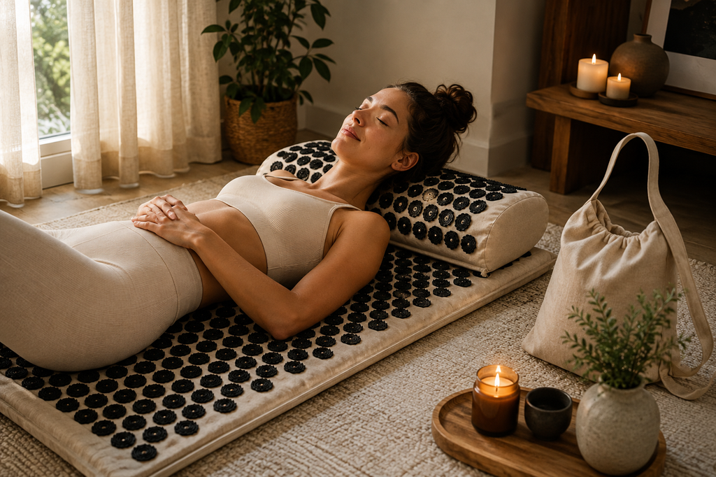Natural Acupressure Mat Set for Relaxation & Recovery