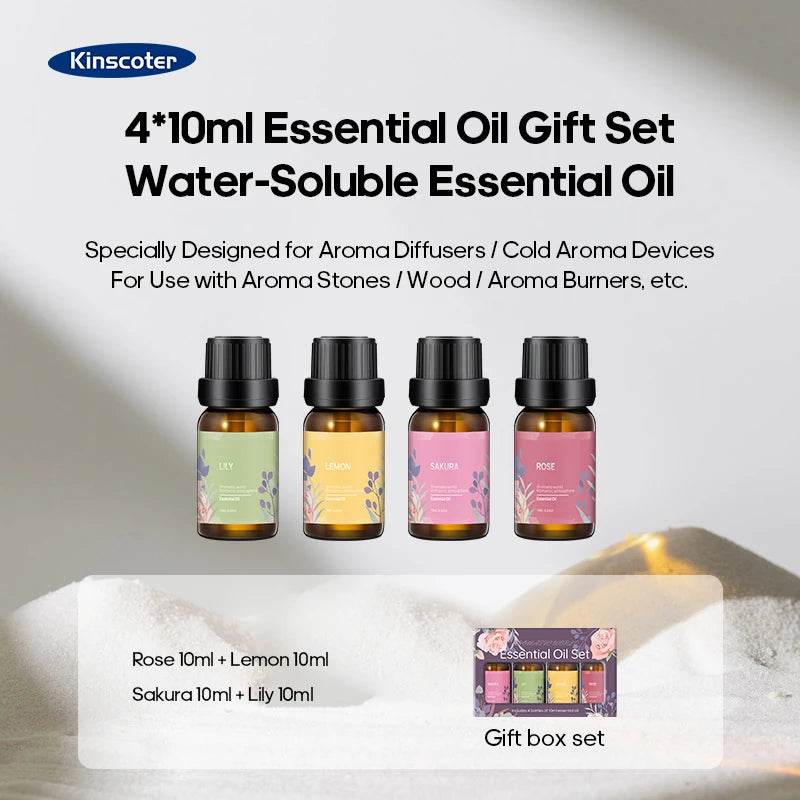 Ultrasonic Aroma Diffuser – Essential Oil Diffuser with Flame Effect for Home, Office & Car