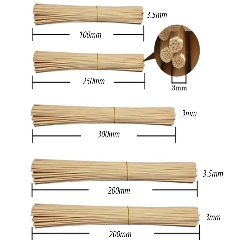 Extra Thick Reed Diffuser Replacement Sticks – Rattan Aromatherapy Refill