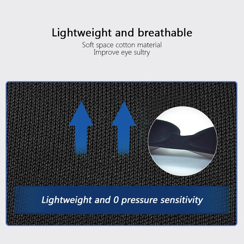 3D Sleep Mask for Side Sleepers – Soft Light Blocking Eye Mask
