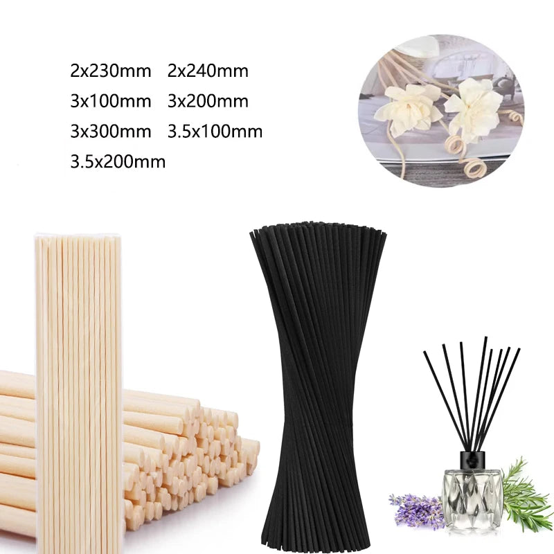Extra Thick Reed Diffuser Replacement Sticks – Rattan Aromatherapy Refill