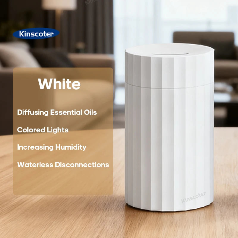 Ultrasonic Aroma Diffuser – Essential Oil Diffuser with Flame Effect for Home, Office & Car